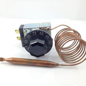 Termostato tipo B-10, 15-120 ºC, bulbo corto