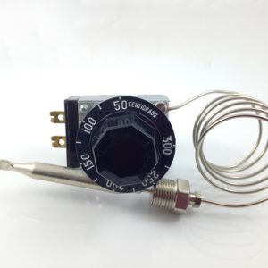 Termostato tipo S 50-300ºC, bulbo corto 30 Amp