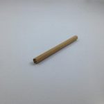 Tubo de ceramica 3/8" X 10 cm, 4 perforaciones 8mm